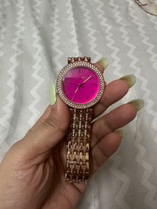Michael Kors Stainless Steel Rose Gold Watch