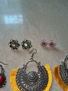 8 Pair Of Earrings
