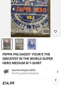 Unisex Peppa Pig Print T-Shirt