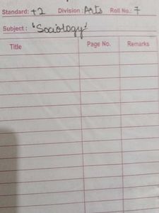Notes For Class12 Arts Eng Sociology