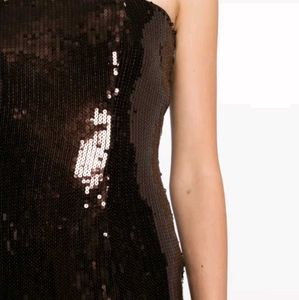 Sequin Strapless Mini Dress