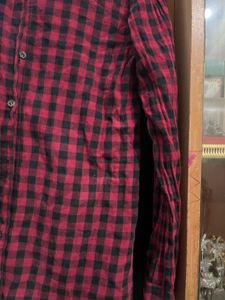 Black And Red Cheque Shirt🌶️❤️