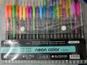 Neon Color Gel Pens - 48 Pack