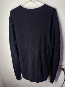 UNISEX Navy Blue Knit Sweater