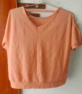 Peach Graphic Tee