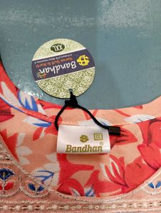 Floral Print Kurti with Pant And Dupatta
