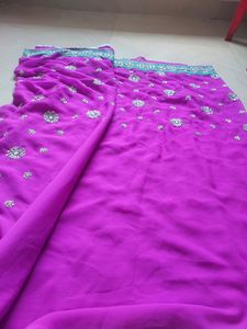 Hand Work  Saree