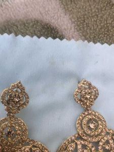 Elegant Gold Tone Drop Earrings