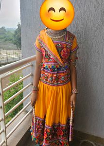 Ethnic Lehenga Choli Set Garba dress