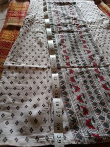 Pure Cotton Cream Colour Kurta