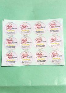Thankyou Sticker 100+8