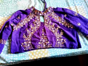Stitched Lehnga Choli With Attached Duppata