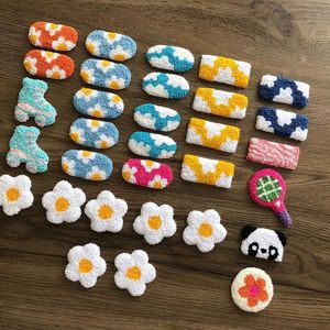 Handmade Punch Needle Brooches & Pins