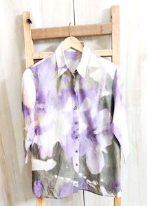 Floral Print Button-Down Shirt size-38