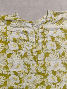 Floral Print short Kurta