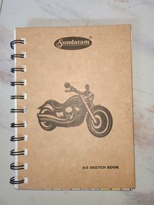 A6 DRAWING SPIRAL BINDING BOOK Plus FREE GIFT