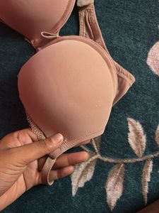 Comfortable Beige Bra