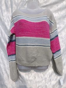 Striped Knit Pullover 💜