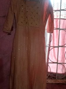 EMBROIDERY SEQUINS KURTI