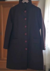 Elegant Burgundy Coat (Size-L)