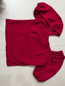 Puffy Sleeve Top