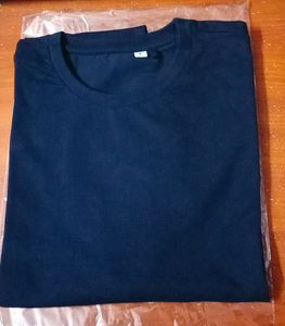 💥New Men's Premium Solid Cotton Navy Blue T-shirt