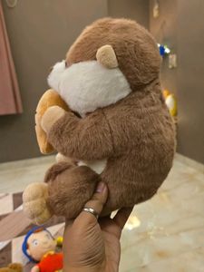 Adorable Kapibara Plushie with Fish
