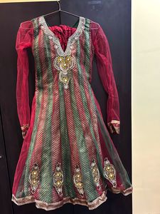Elegant Embellished Anarkali Suit