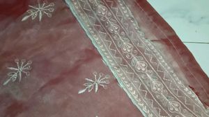 organza suit salwar set