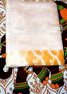 Elegant organza silk saree