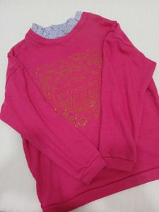 Cute Pink Layered Top