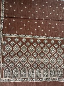 Elegant Brown Saree