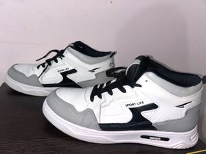 Stylish Sport Life High-Top Sneakers for Men – Whi