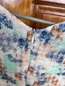 Blue Multi Color Dress