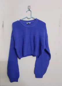 Berrylush Crop Acrylic Pulliver Sweater