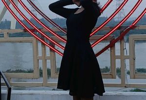 Chic Black Fit &amp; Flare Dress