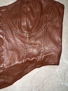 Brown Corset Top