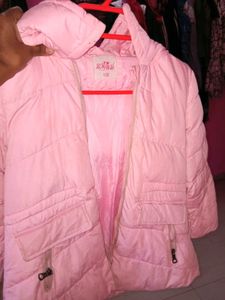 Pink Padded Winter Coat