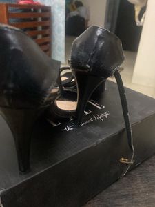 Black Strappy Heels