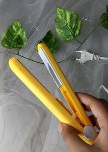 Mini Yellow Hair Straightener
