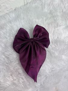 Purple Shimmer Hair Bow🎀