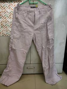 Zudio Lilac Cargo Pant.