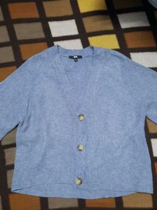 Light Souffle Yarn Long Sleeve Cardigan