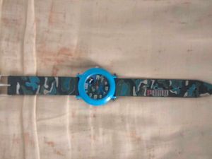 Blue &amp; Black Wrist Watch