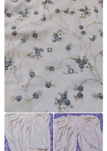 Dhotti Salwar With Embroidery Shirt Without Dupatt