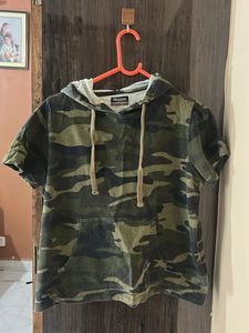 Kappa Camo Short Sleeve Hoodie
