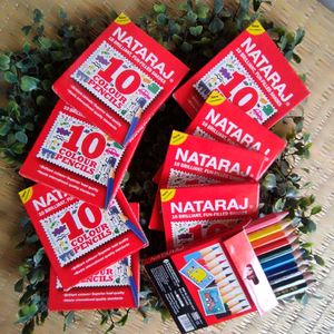 Nataraj 10 Colour Pencils