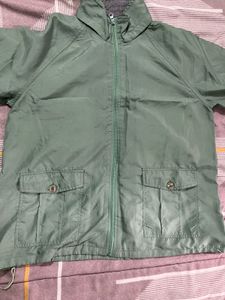 Green Casual Jacket