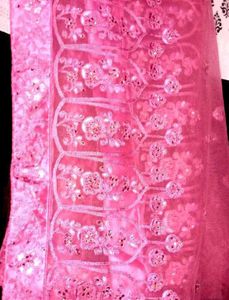 Rose Pink Heavy Embroidery Lahenga 💓