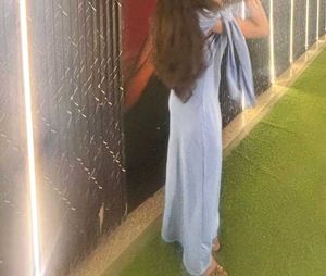 Elegant Blue Maxi Dress